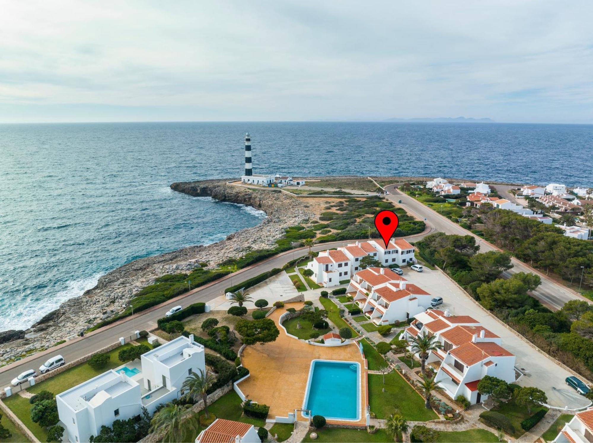 Vista Faro-Apartamento Con Balcon Que Mira Al Mar كالا ان بوسش المظهر الخارجي الصورة